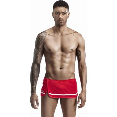 Mens Casual Boxer Briefs Low-rise Sexy Breathable Comfortable Mini Underwear Personalized Casual Home Underpants Underwear