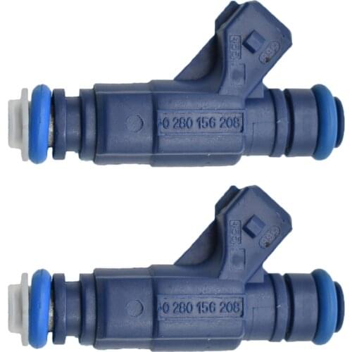 Set of 2 Fuel Injector 0280156208 for Polaris RZR Sportsman Ranger EFI 700 800