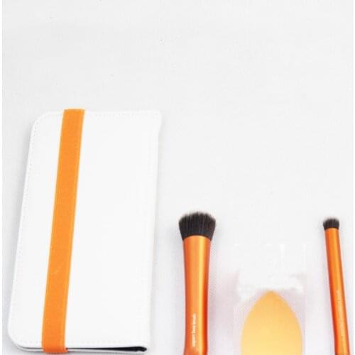 3Pcs/set Professional Makeup Cosmetic Brush Set Kit Tool Include Expert Printed Foundation Brush And Miracle Complexion Sponge
