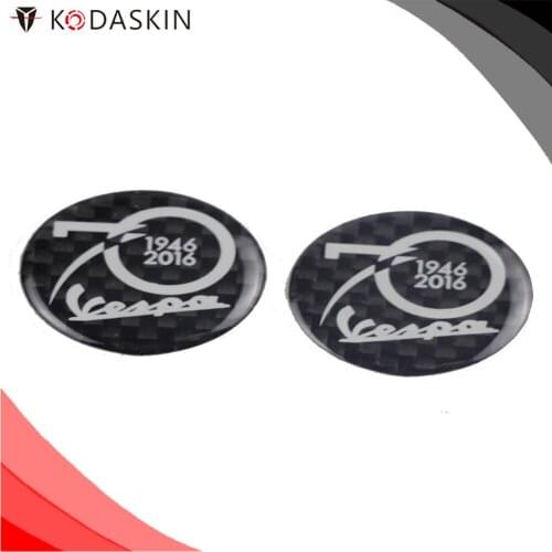 KODASKIN Motorcycle Real Carbon Sticker Decal fit for Vespa 70th anniversary Primarera GTS300 SUPERORT GTS 946 Sprint