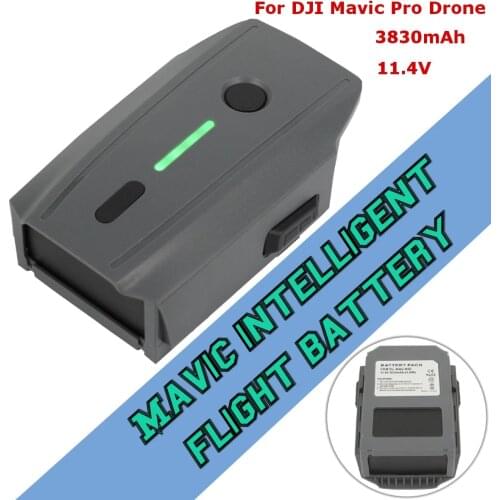 3830mAh 11.4V Rechargeable High Capacity Battery for DJI Mavic Pro Drone RC Quadcopter Intelligent Spare Flight LiPo Batteries