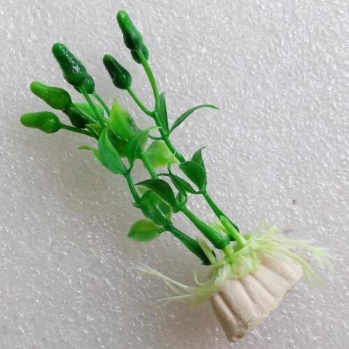 Plastic Aquarium Plants Flowers Artificial Flowers Decorative Fish Tank Green Plant Accessories Ornament Decor