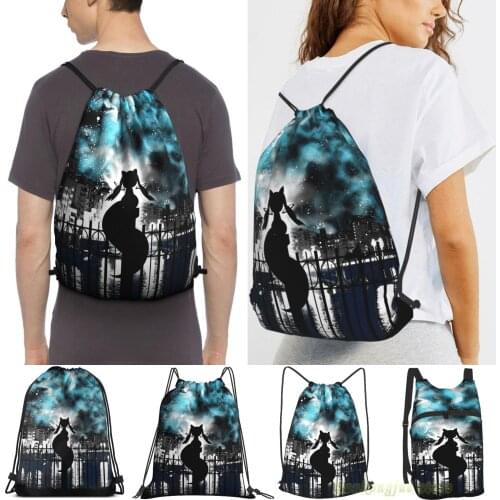 Men Sackpack Strap Bags Madoka - Kyubey Women Purpose Drawstring Backpacks Outdoor Travel Backpacks For Gym Training Fitness Bag