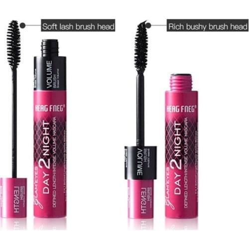 4D Silk Fiber Mascara Curling Thick Volumising Eyelash Extension Waterproof Long Lasting Anti-smudge Natural Eyes Makeup TSLM1