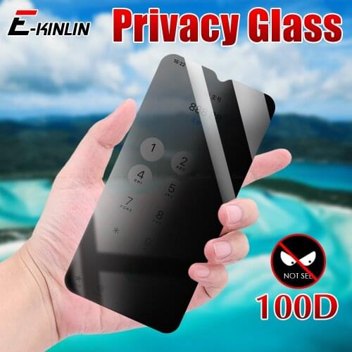 Privacy Glass Screen Protector Protective Film For OPPO A3 A9 A5 2020 A7 AX7 AX5s AX5 A3s A5s Anti-Peeping Tempered Glass Cover