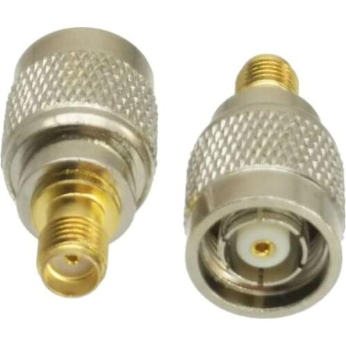 10pcs RP-TNC male jack to SMA female jack RF coaxial adapter connector