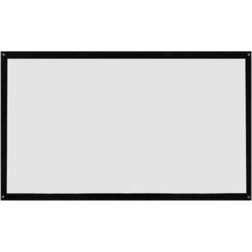 16:9 120 Inch Portable Foldable Projector Screen Wall Mounted Home Cinema Theater 3D HD Projection Screen Canvas