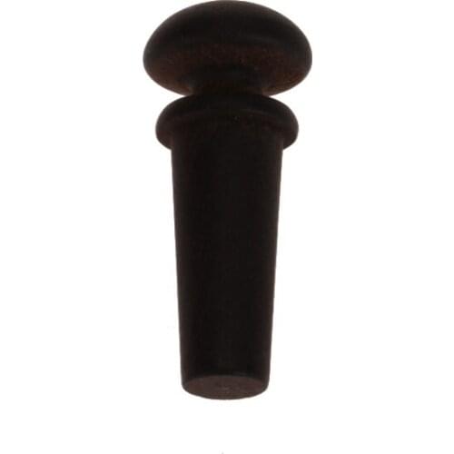 2pcs REAL Ebony High Quality End Pins Pin Strap Endpins Guitar Parts New