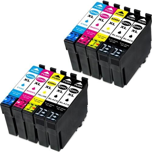 4BK+2C+2M+2Y Compatible Ink Cartridge For EPSON T2991 T2992 T2993 T2994 Expression Home XP-235 XP-245 XP-247 XP-255 Printer