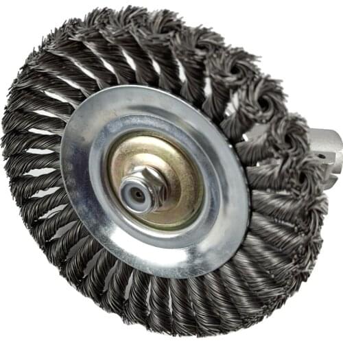 8Inch Grass Cutter Trimmer Head General Wear-Resistant Multi-Func Steel Wire Rust Removal Weeding Plate Mower Head Blade