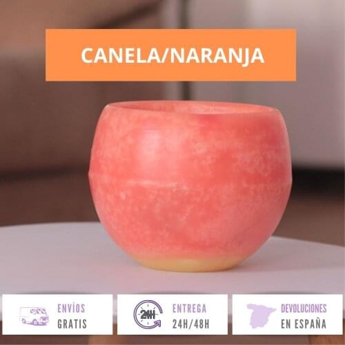 Cuencum aromatic bowl home air freshener with cinnamon and orange scent to ambiance and decorate, better than candles