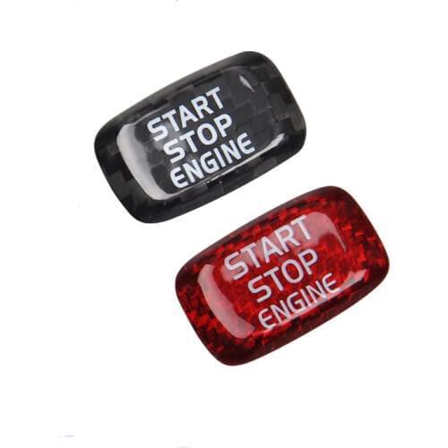 Car Styling Car Engine Start Button Carbon Fiber Sticker Cover Stop Switch Key Decor For Volvo V40 V50 V60 S60 XC60 S80 V70 XC70