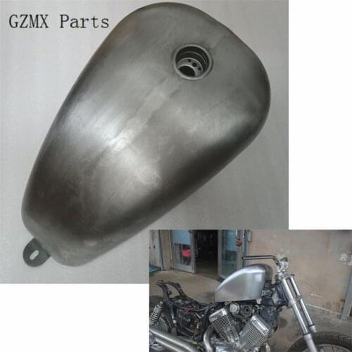 High Quality Motorcycle Modified Fuel Oil Tank Gas Retro Petrol Tank for Yamaha Virago XV400 XV535 400 535 6 Liters / 12 Liters