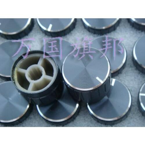The Free Delivery. potentiometer knob Black Lace aluminum knob high 17MM diameter 21MM 21*17MM