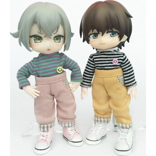 OB11 body doll trousers casual trousers 1/12 BJD doll PD9 egg GSC clay man jeans pant doll clothes