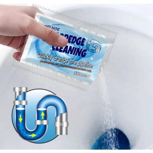 Drain Cleaners pipe dredging agent kitchen water pipe sewer toilet closestool clean deodorant Powder Sink Drain