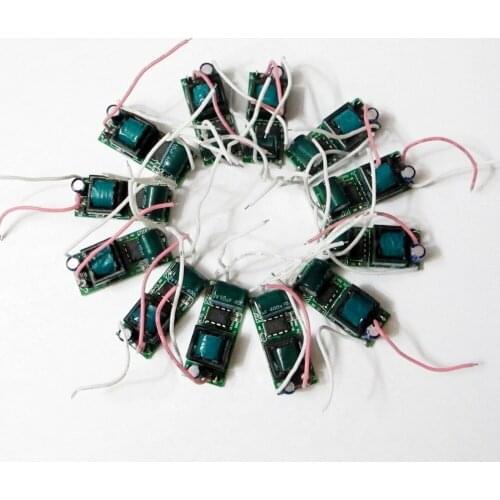 50pcs 300mA DC 24V-40V Isolated Led Driver for 8W 9W 10W 11W 12W Ceiling lights 10W LED chip Power Supply AC 110V 220V