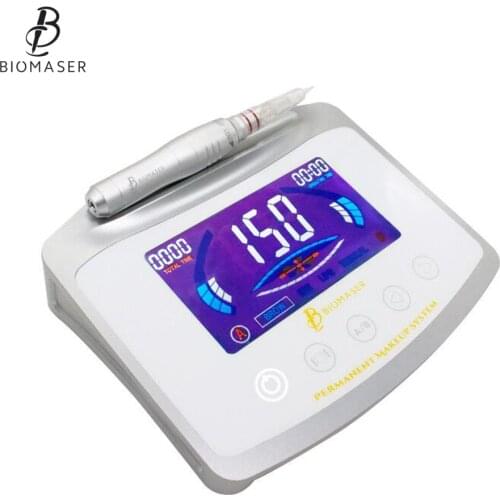 Biomaser X1 Permanent Makeup Machine Kit LED Intelligent Digital CNC Aluminum LED Display Tattoo Machine Tattoo Needle Pen