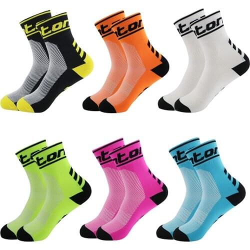 Fashion Printed Compression Socks Towel Bottom Non Slip Socks