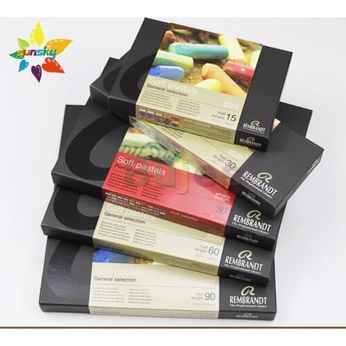 Talens REMBRANDT series Soft Pastels 30/45/60/90/225 color Color chalk soft pastel Artist dry pastels professional art supplies