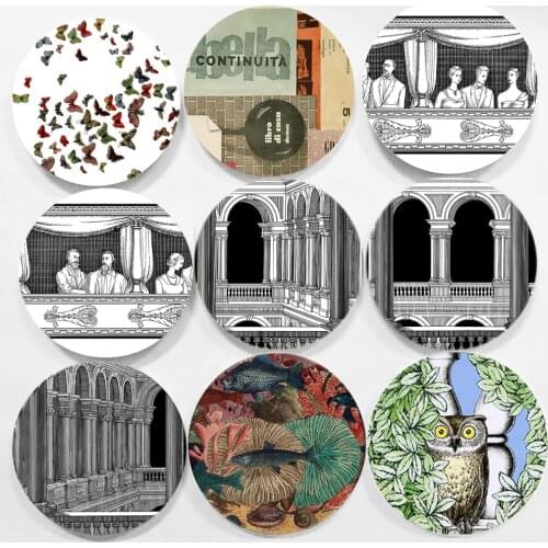 6''/7''/8''/10'' Wall Hanging Multistyle Decorative Plate Home Decorative Bar Studio Background Art plate Wonderful Ornament