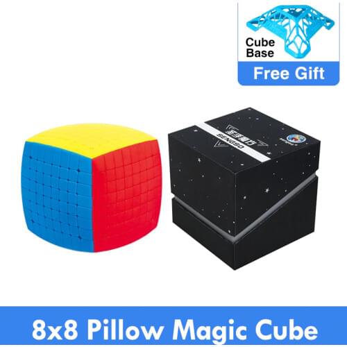 Newest Sengso Pillowed 8x8 Magic Puzzle Cube Professional ShengShou 8x8x8 Bread Speed Cubo magico Speed Cubes Educational Toys