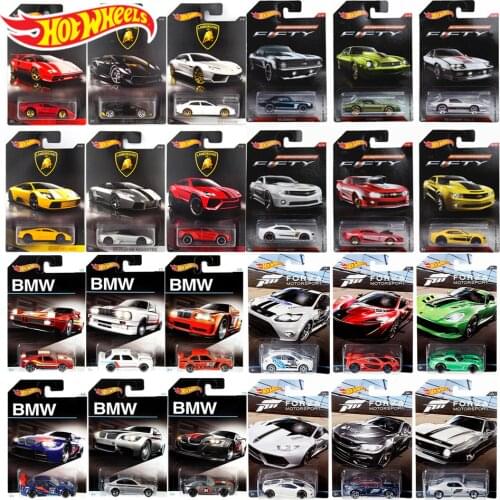 Original Hot Wheels Car 1:64 Collector Edition The 50th Anniversary of Rambogini Honda Ford Metal Diecast 1/64 Model Car Toy