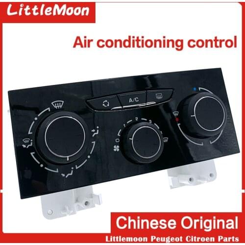 LittleMoon New original air conditioner switch Air conditioning control panel knob for Citroen C4 Pallas Triumph Peugeot 307