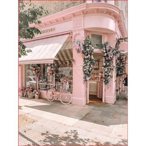 Landscape Flower Car Eiffel Tower DIY Cross Stitch 11CT Embroidery Kits Needlework Craft Set Printed Canvas Cotton Sell