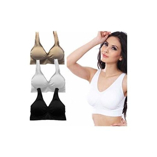Casual comfortable Bra Removable Pads Double Layer Seamless padded bra 3pc/set with good pack push up bras for women bralette bh
