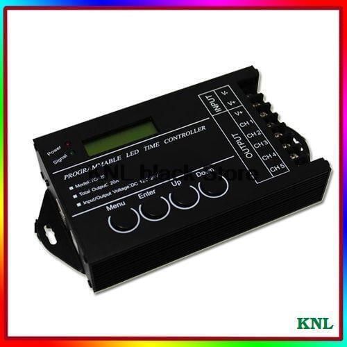 TC420 Programmable Time Led Controller DC12V 24V LED Timer Dimmer Controller for RGBW RGB Dual Color / Single Color LED Lighting