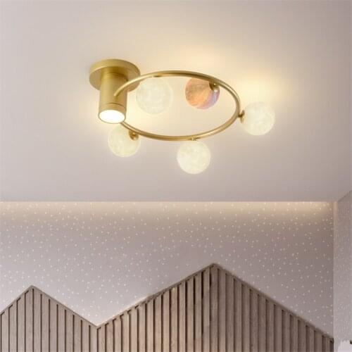 Modern Round Glass Luxury Ceiling Lamps Bedroom Study Living Room Dining Room Cloakroom Decor Ceiling Lights Household Fixture