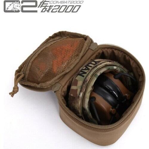 Tactical headset storage Bag pack Handbag Attachment Bag