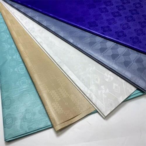 Atiku fabric for men 2020 bazin riche bazzin tissu africain lace material jacquard brocade fabric 10 yard