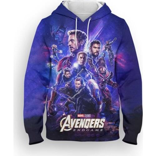 The Avengers Marvel 3D Print Sweatshirt For Men Casual Spring Harajuku Children Hoodies Cool Oversized Women Tracksuit