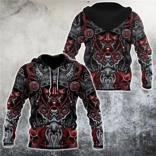 CLOOCL Fashion Japanese Sakura Samurai Hoodie 3D Print Men Women Hooded Sweatshirt Harajuku Style Streetwear Coat Pullover