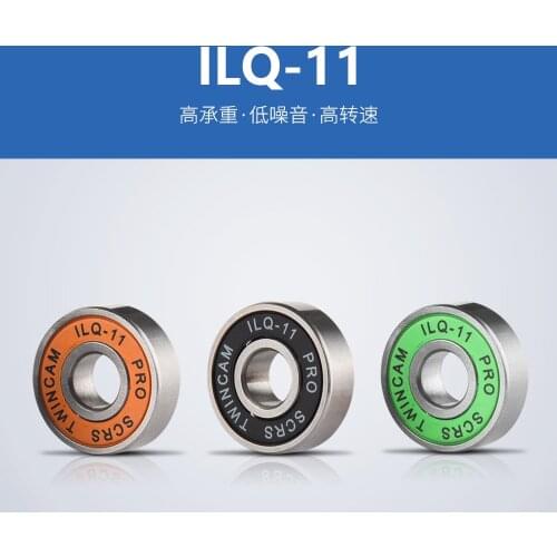 TWINCAN ILQ-11 PRO SCRS Long-life Durable 608RS ILQ11 Bearing for Inline Speed Skates Shoes Slalom FSK Roller Skates 608 16pcs