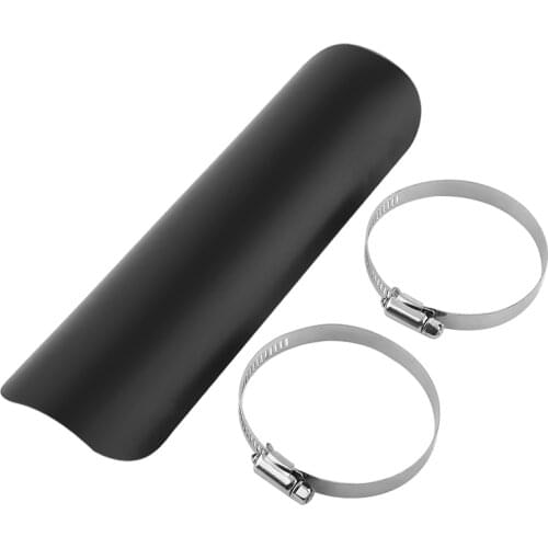 Universal Motorcycle Exhaust Muffler Pipe Heat Shield Cover Fits For 50mm-70mm Exhaust Pipe Diameter Motorcycles Motorbikes