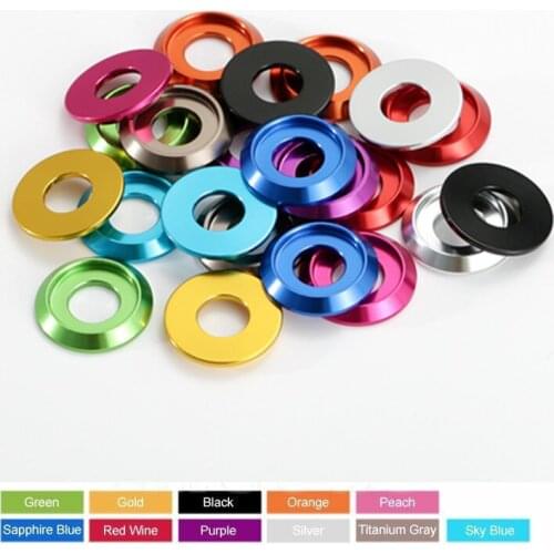 High-quality M2 M2.5 M3 M4 M5 M6 M8 Multi-Color Aluminum alloy half round head washer model washers
