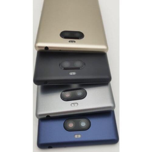 For Sony Xperia 10 Plus Back Battery Cover Door Rear Glass Housing Case Chassis Frame Housing For Sony 10/ 10 plus Battery Cover