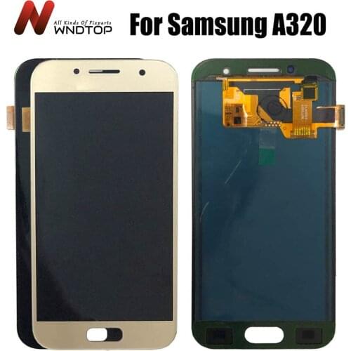 A320 Display For Samsung Galaxy A3 2017 Lcd Display Touch Screen Digitizer Assembly A320F Lcd Free Shipping+Tools