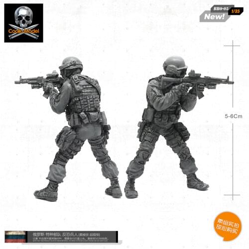 1/35 Russian soldiers special forces anti-terrorism troops [prime mold super fine] BBO-05