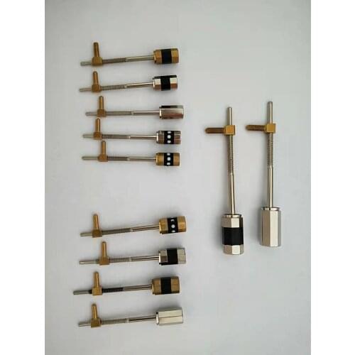 12 PCs Violin bow screws 4/4 violin bow parts in different colors each color 12 PCs