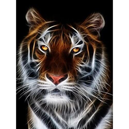 5d diy diamond painting cross stitch landscape Resin Diamond Embroidery diamond moasic Needlework Tiger