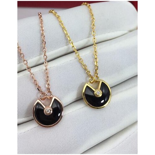 Amulet Mini Necklace White shell Clavicle Chain Rose Gold Necklace