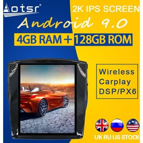 128GB ROM For MITSUBISHI PAJERO V97 V93 Shogun Montero Android 9.0 Tesla Style PX6 Carplay Car GPS Navigation Multimedia Player