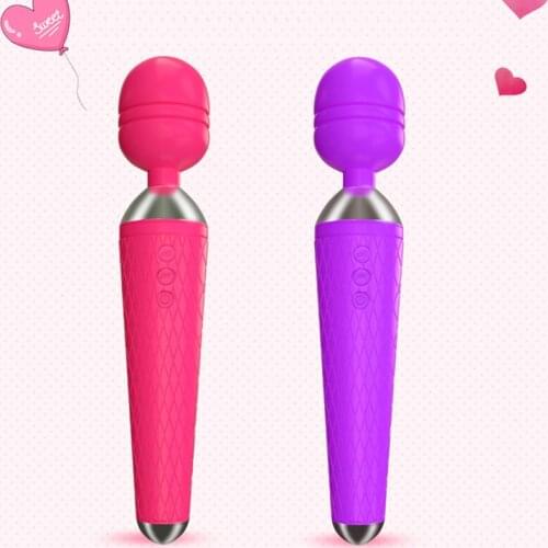 Hieha Powerful Clit Vibrators for Women Multi-Speed Waterproof AV Magic Wand Vibrator Massager Adult Sex Toys Woman Masturbator