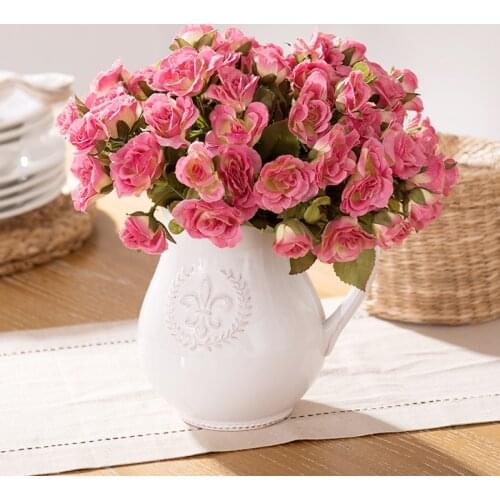 The simulation found that the overall pole home ceramic floral vase with relief kettle Mary Rose Bouquet s J