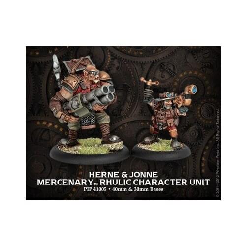 Model kit resin kit Avatars of War 28335 Warmachine Mercenary Hearn and Jon