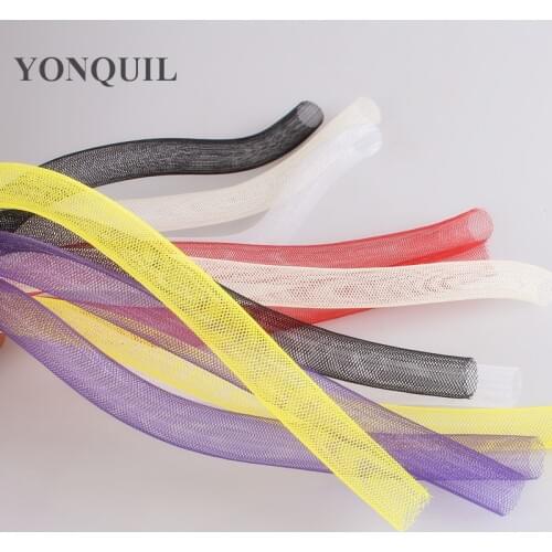 New 16MM Crinoline Tube Horsehair Nylon 32 Colors Non-Metallic Tubular Crin Trimming For Home Bus Decor Accessories 100Yards/Lot